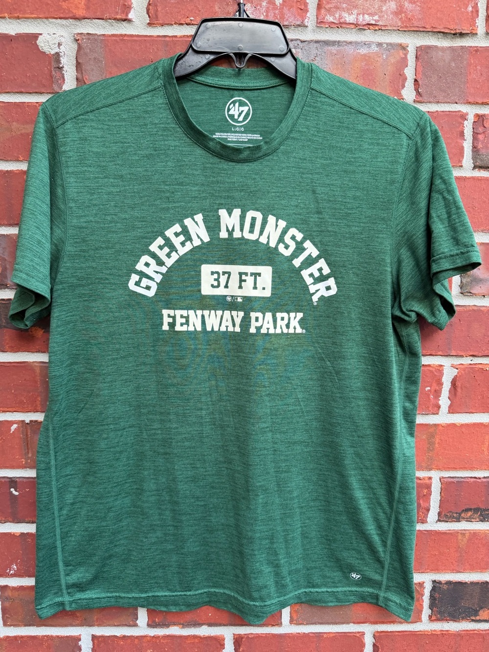 47 Brand Boston Red Sox Green Monster Fenway Park Mens L Short Sleeve T-Shirt F9
